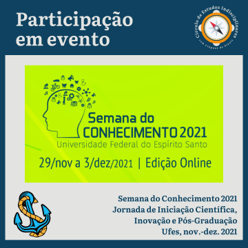 Semana do Conhecimento da Ufes - Edição de 2021