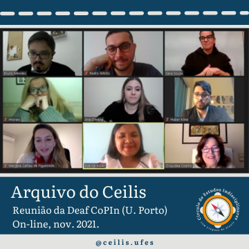 Participação do Prof. Pedro Witchs na reunião da Deaf CoPIn