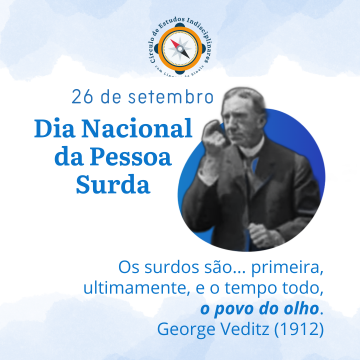 26 de setembro - Dia Nacional da Pessoa Surda